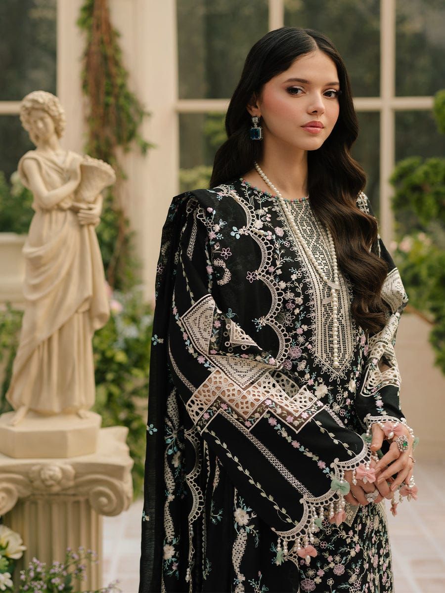 3PC EMBROIDERED LAWN SUIT AA-13