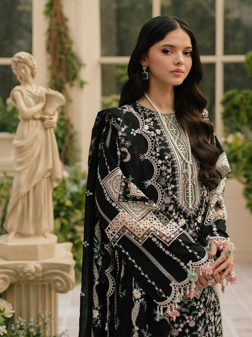 3PC EMBROIDERED LAWN SUIT AA-13