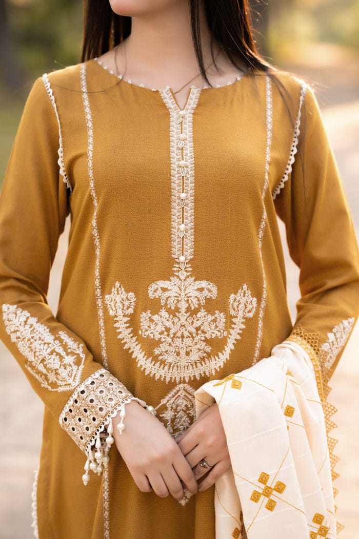 3PC EMBROIDERED LAWN SUIT AA-2