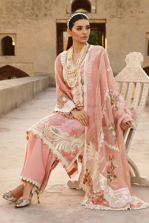 3PC EMBROIDERED LAWN SUIT AA-1
