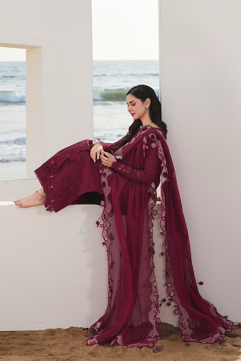 3PC EMBROIDERED LAWN SUIT AA-4