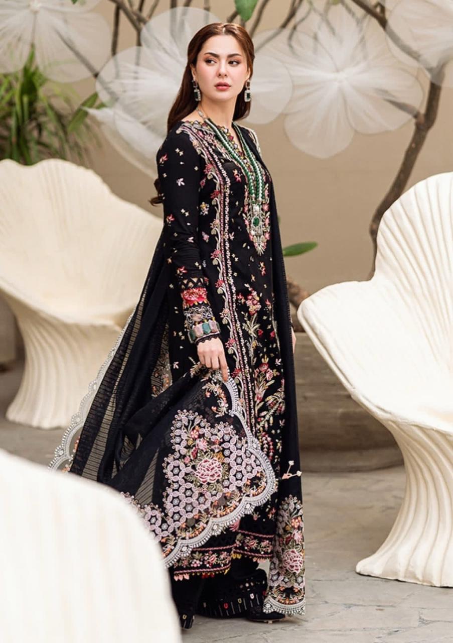 3PC EMBROIDERED LAWN SUIT AA-3