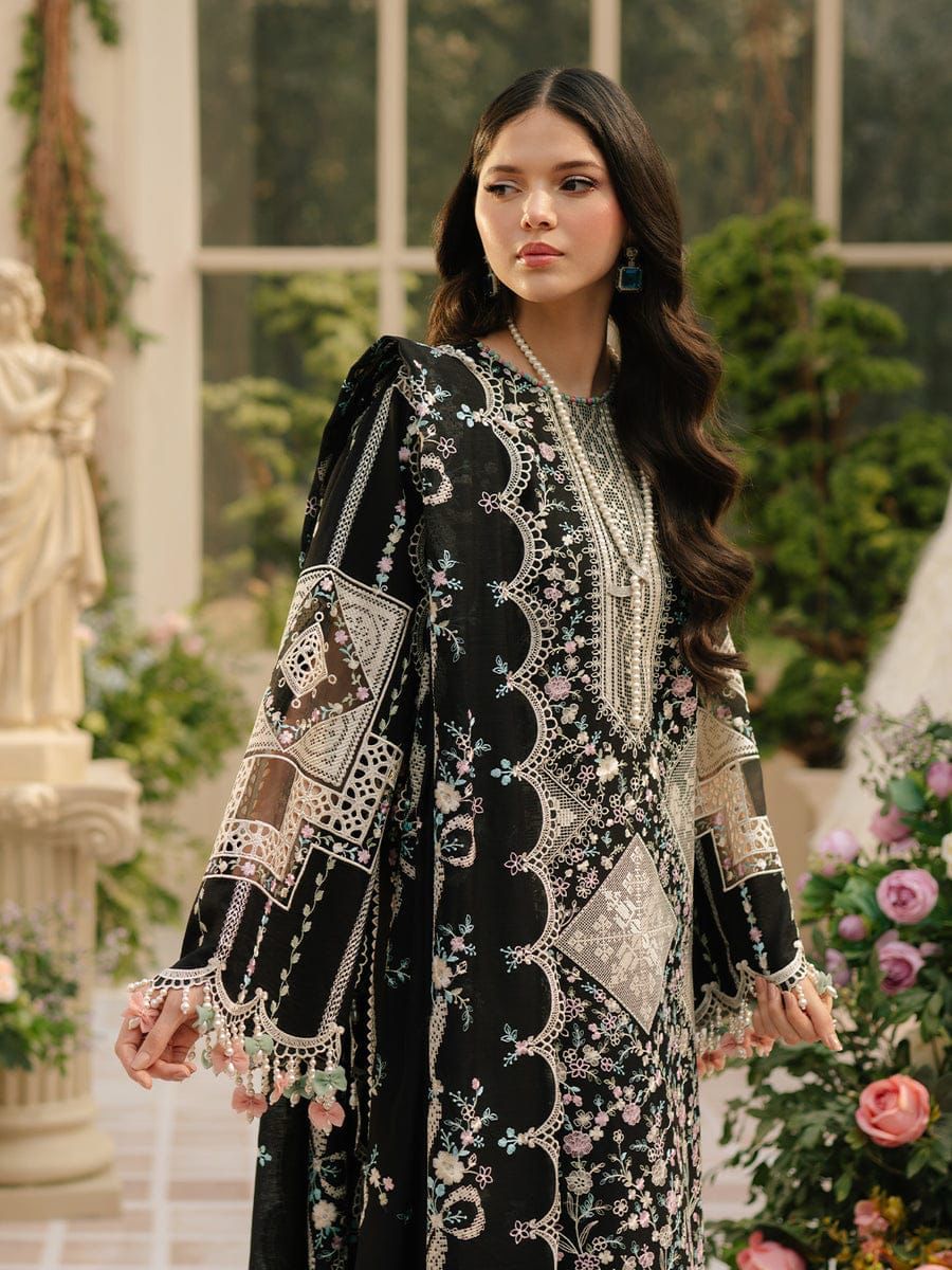 3PC EMBROIDERED LAWN SUIT AA-13