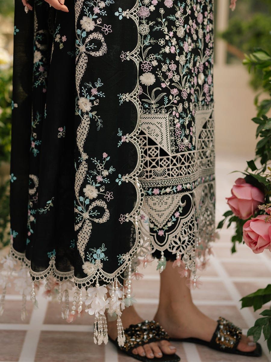 3PC EMBROIDERED LAWN SUIT AA-13