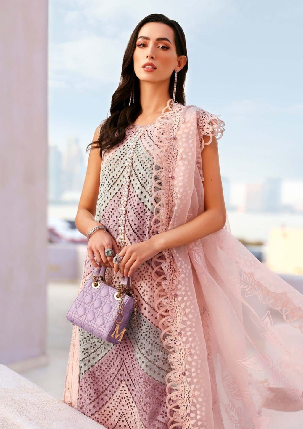 3PC EMBROIDERED LAWN SUIT AA-10