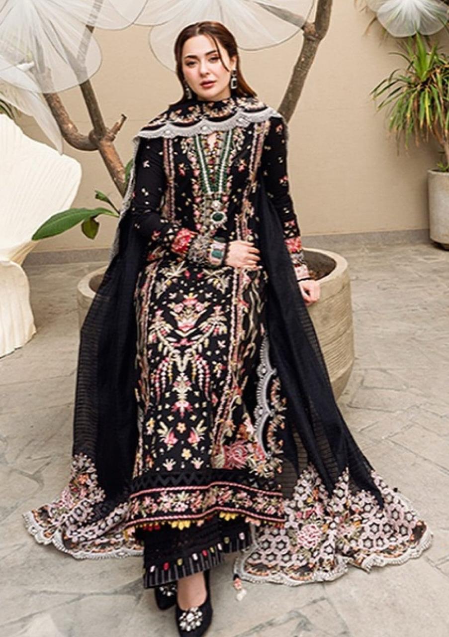 3PC EMBROIDERED LAWN SUIT AA-3